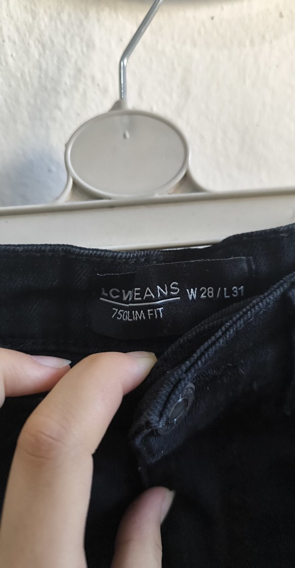 LCW - Erkek Siyah Slim Fit Denim Pantolon - Görsel 3