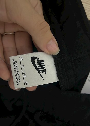 xs Beden siyah Renk Nike Siyah Erkek Spor Sweatshirt