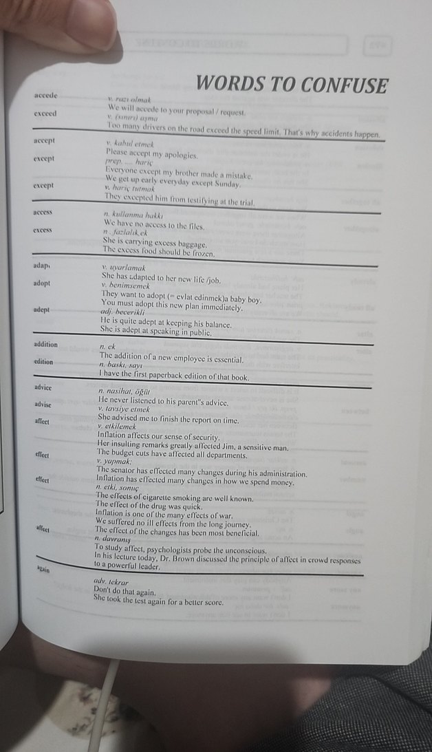 Word Power for Proficiency in English Ayhan Sezer - Görsel 3