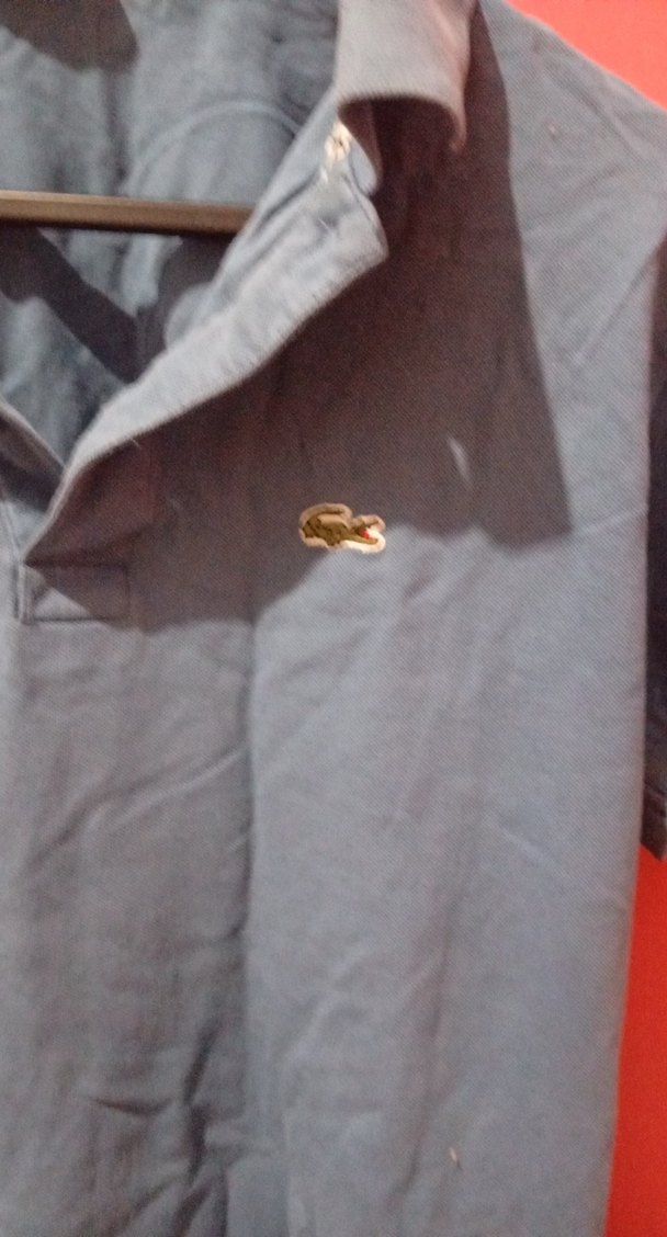 Düğmeli Mavi Erkek Polo Tişört - Görsel 3