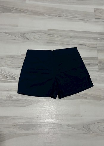 Zara Düğmeli Lacivert Mini kız çocuk Şort zara