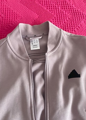 Adidas Açık lila Kadın Eşofman Takımı, Fermuarlı, Uzun Kollu