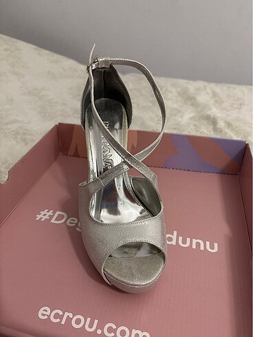 Diğer Silver abiye topuklu ayakkabı