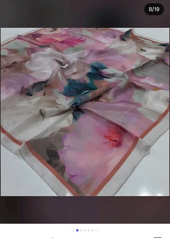 Pastel Renkli Kadın soft eşarp