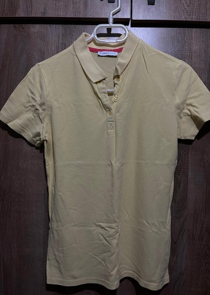 SARI POLO YAKA TİŞÖRT  - Görsel 2