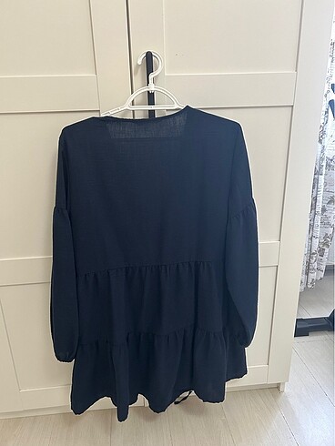 xl Beden lacivert Renk stradivarius elbise