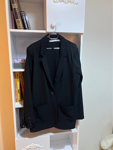 Siyah blazer ceket