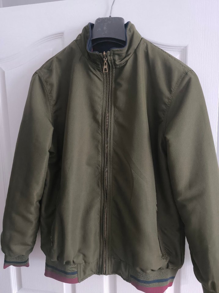 Fermuarlı Erkek Hırka - Haki - Görsel 3