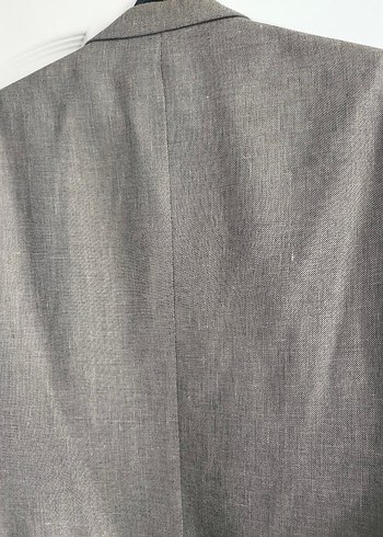 Gri Düğmeli Erkek Ofis Takım Ceketi - Görsel 7