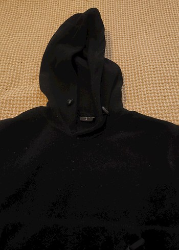 Erkek Siyah Kapüşonlu Fermuarlı Sweatshirt - Görsel 4