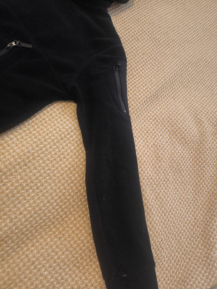 Erkek Siyah Kapüşonlu Fermuarlı Sweatshirt - Görsel 5