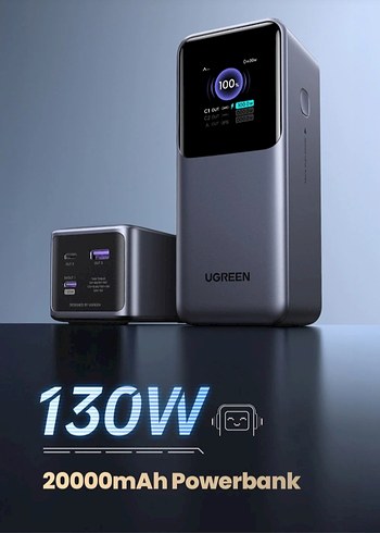Ugreen Nexode 20.000 mAh 130W LED Ekranlı Powerbank - Görsel 4