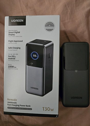 Ugreen Nexode 20.000 mAh 130W LED Ekranlı Powerbank - Görsel 10