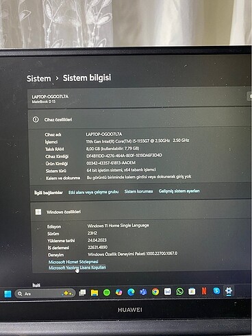 Beden Renk huawei D15