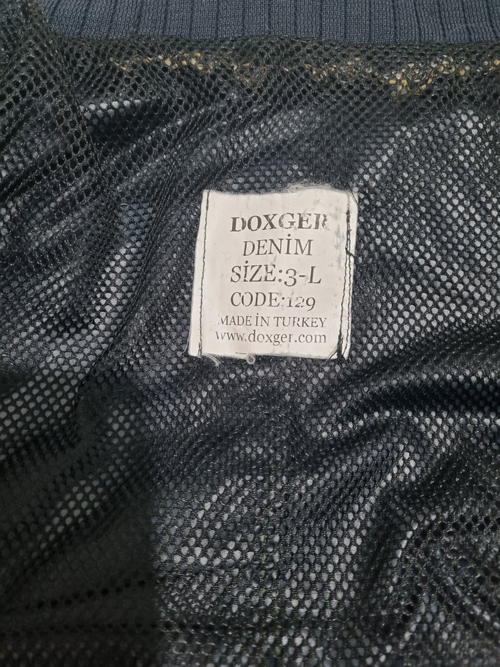 Erkek Mavi Fermuarlı Streetwear Ceket - Görsel 5