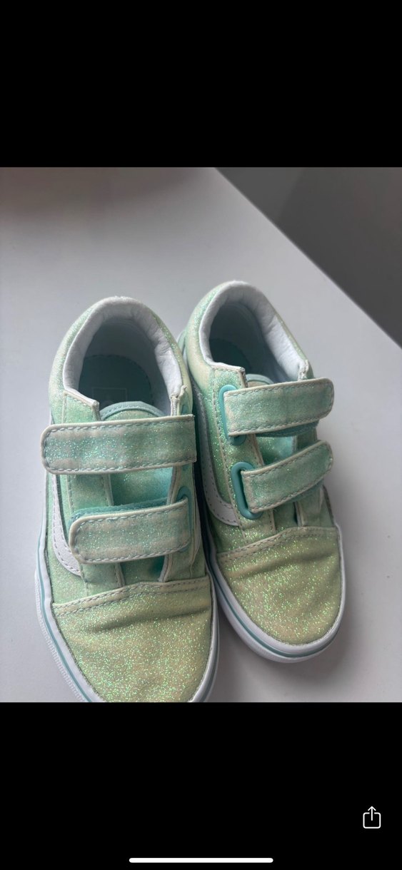 Vans Kız Çocuk Yeşil Bağcıksız Spor Ayakkabı - Görsel 3