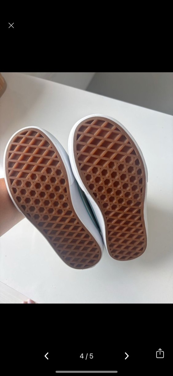 Vans Kız Çocuk Yeşil Bağcıksız Spor Ayakkabı - Görsel 2