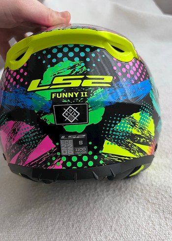 Çok Renkli Yılan Desenli LS2 Motosiklet Kaskı - Görsel 2