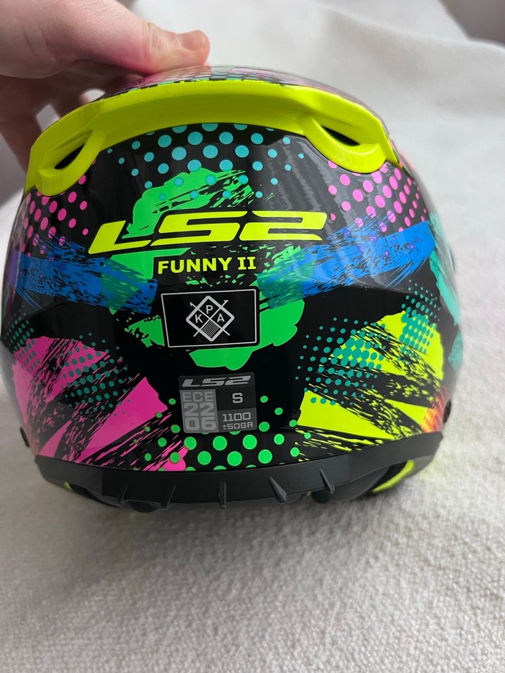 Çok Renkli Yılan Desenli LS2 Motosiklet Kaskı - Görsel 2