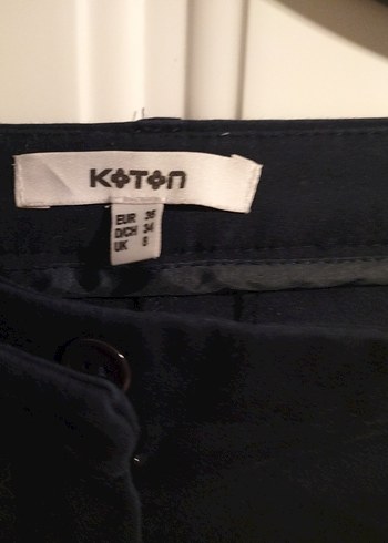 Koton Kadın lacivert Kumaş Ofis Pantolonu