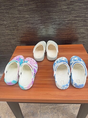 29 Beden çeşitli Renk Temiz 3 Adet Çocuk Crocs Terlik 29-30 Nm