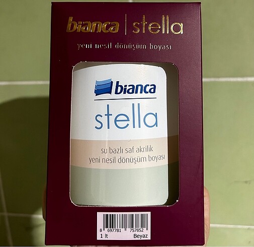 Bianca Stella Boya 1 Litre Beyaz