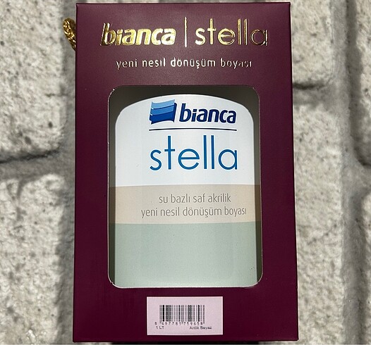 Bianca Stella Boya 1 Litre Antik Beyaz