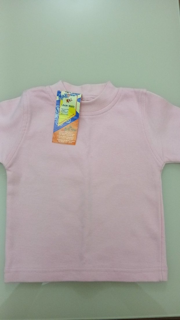 Pastel Pembe Çocuk Uzun Kollu Tişört - Görsel 4
