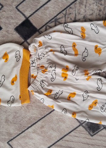 Sarı civciv desenli takım - Görsel 2