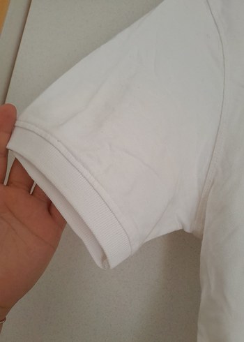 Trendyol & Milla Beyaz Kısa Kollu Polo Tişört
