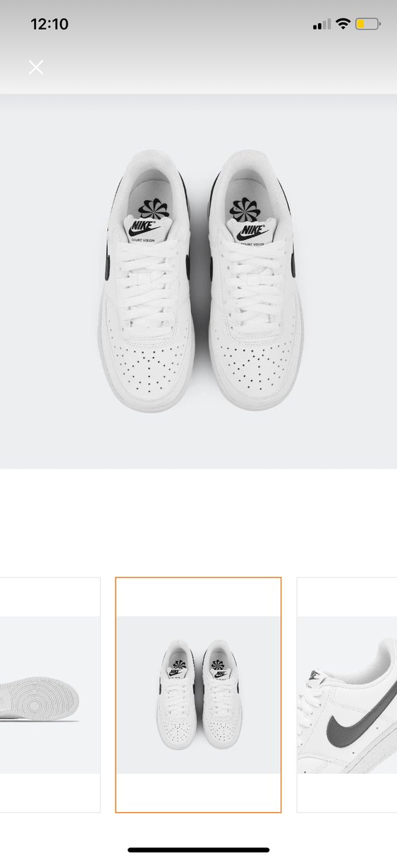 Nike Court Vision Low Next Nature Beyaz Spor Ayakkabı - Görsel 2