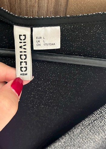 H&M Simli elbise