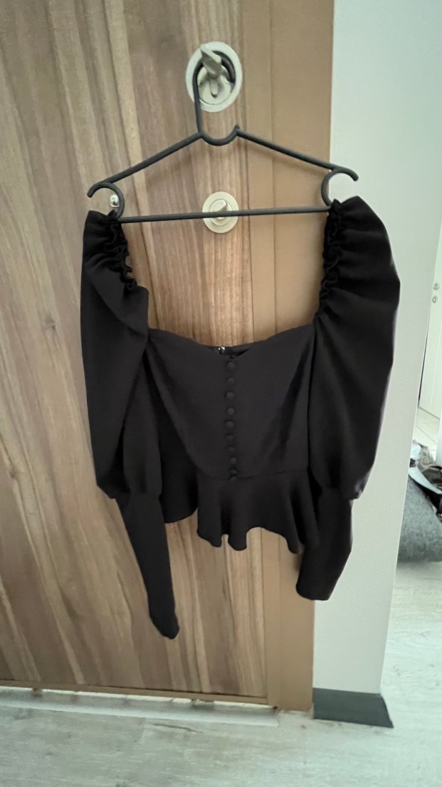 Siyah Kadın Bluz - Görsel 2