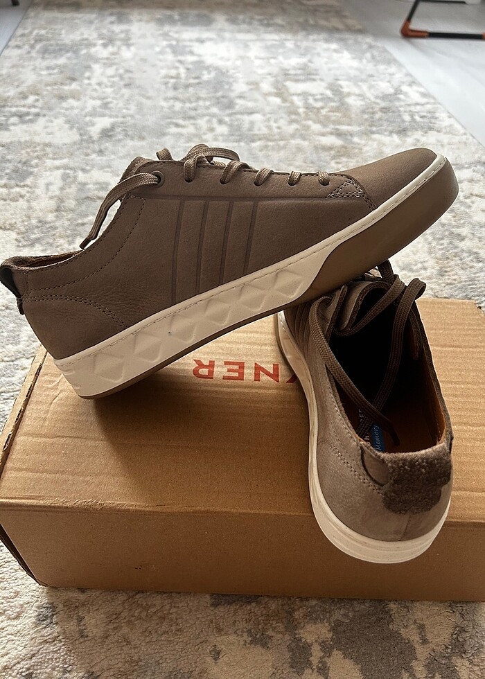 Sıfır Greyder Bej Sneaker - Görsel 4