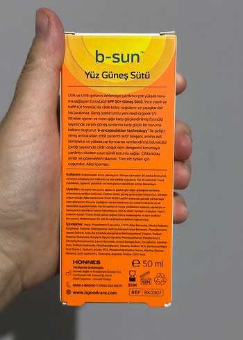 B-Good güneş sütü SPF 50+ - Görsel 3