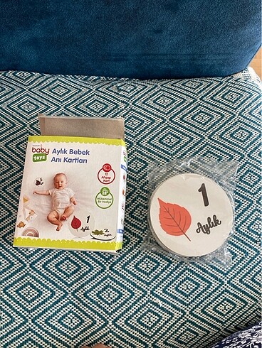 Baby Toys Ahşap aylık bebek anı kartları