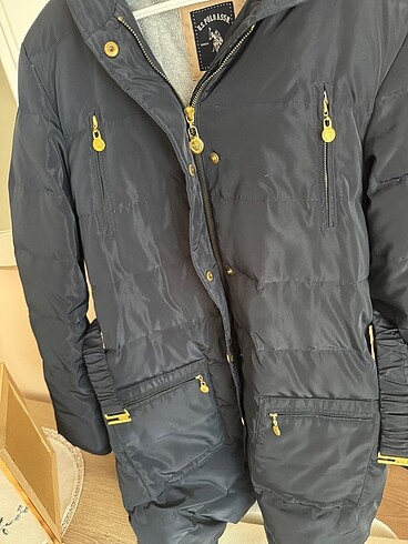 U.S Polo Assn. Orjinal polo kaz tüyü kışlık mont