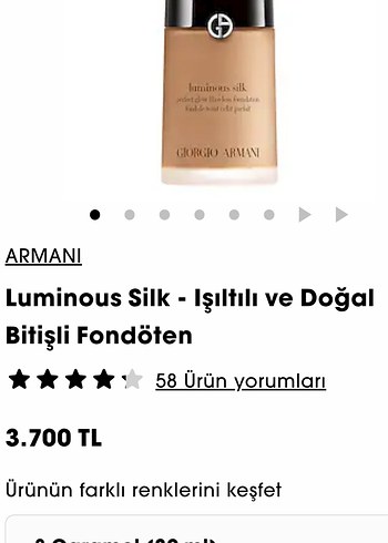 Giorgio Armani Luminous Silk Fondoten 30ml - Görsel 4