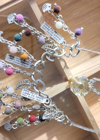 Uzun Zincir Detaylı Bohem Çok Renkli Kolye - Görsel 4