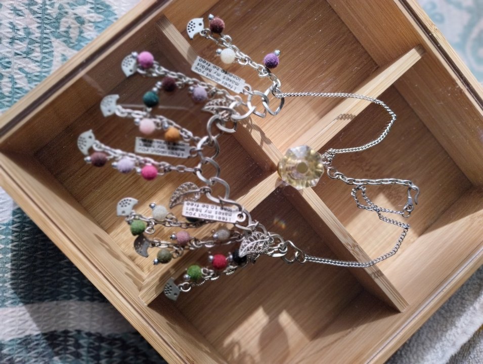 Uzun Zincir Detaylı Bohem Çok Renkli Kolye - Görsel 2