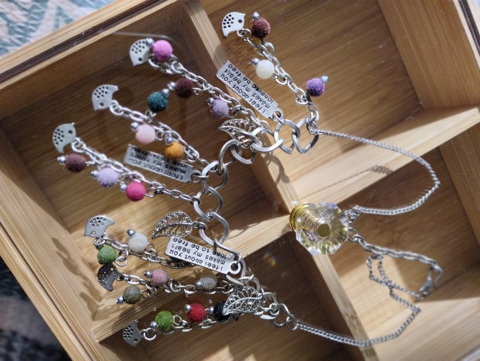 Uzun Zincir Detaylı Bohem Çok Renkli Kolye - Görsel 3