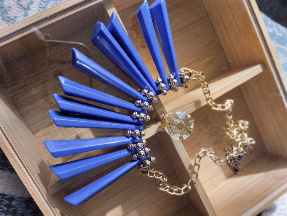 Uzun Renkli Zincir Detaylı Bohem Kadın Kolye - Görsel 2