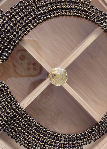 Siyah Boncuklu Kadın Kolye - Görsel 4