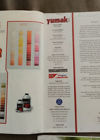 Yumak Dantel ve Örgü Dergileri Seti
