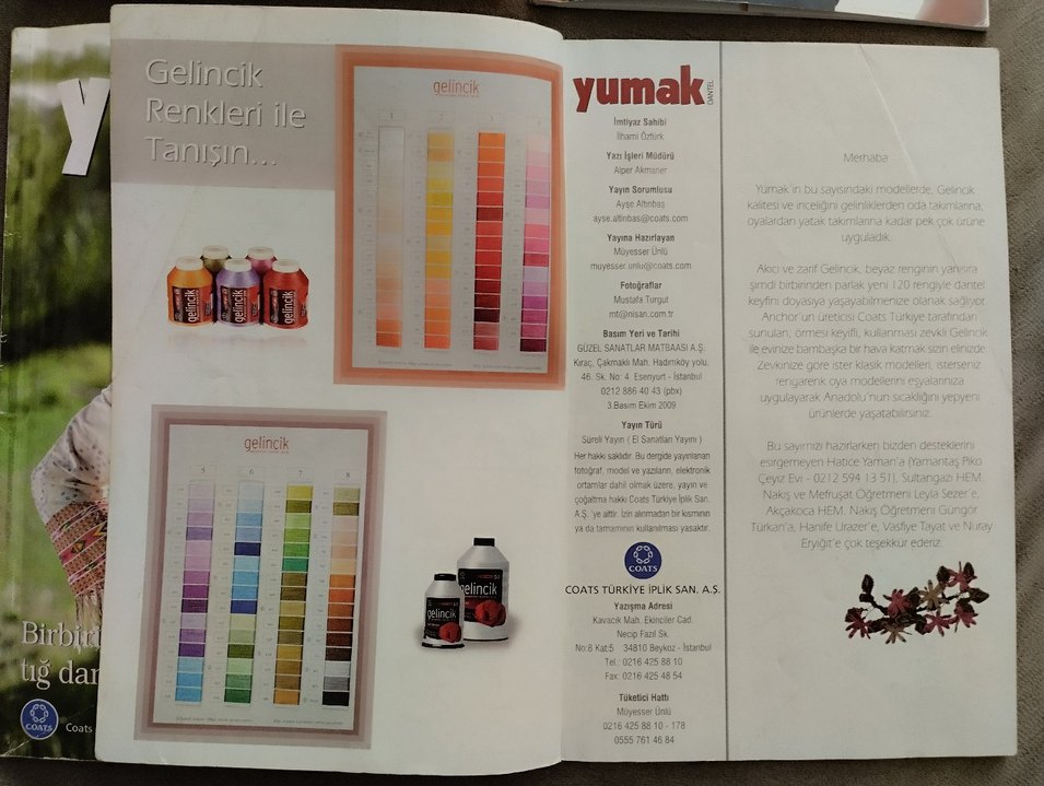 Yumak Dantel ve Örgü Dergileri Seti - Görsel 5