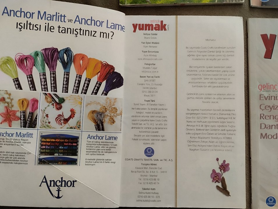 Yumak Dantel ve Örgü Dergileri Seti - Görsel 4