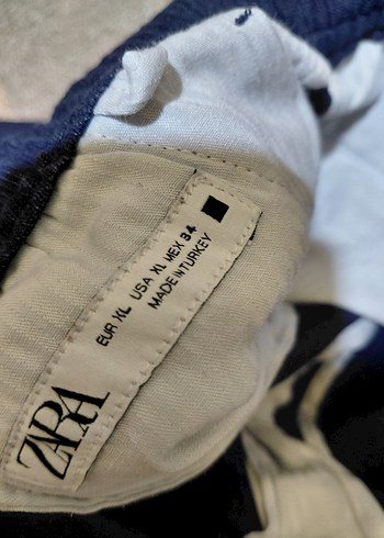 ZARA XL BEDEN ERKEK KUMAŞ PANTOLON LACIVERT - Görsel 4