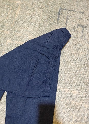 ZARA XL BEDEN ERKEK KUMAŞ PANTOLON LACIVERT - Görsel 3