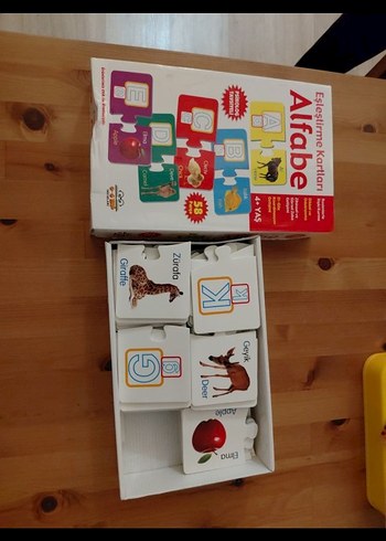 Alfabe Eşleştirme Kartları - Görsel 3