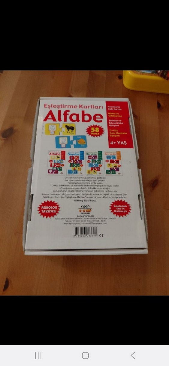 Alfabe Eşleştirme Kartları - Görsel 4